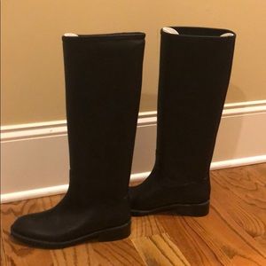 Pedro Garcia Tall leather black boots